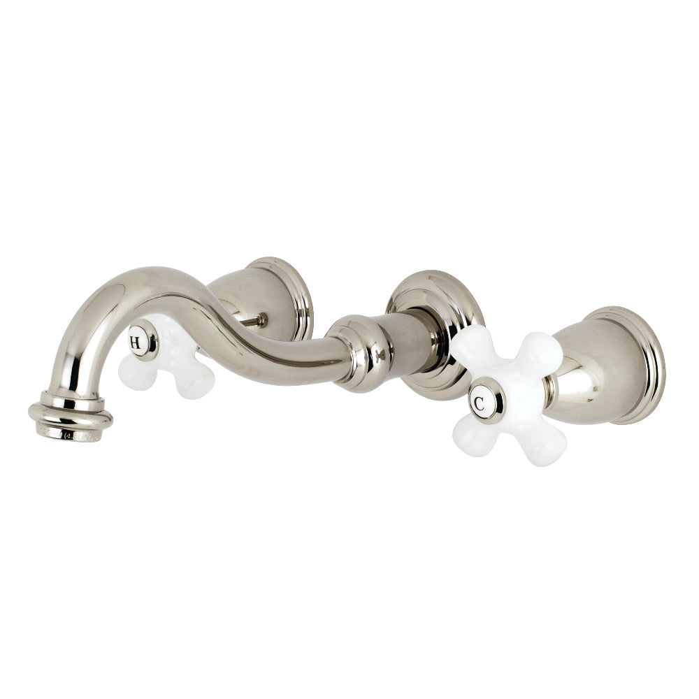 Vintage 2-Handle Wall Mount Bathroom Faucet