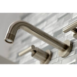 Manhattan 2-Handle 8 inch Wall Mount Bathroom Faucet