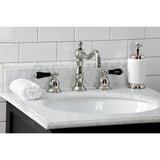 Widespread Bathroom Faucet w/ Brass Pop-Up