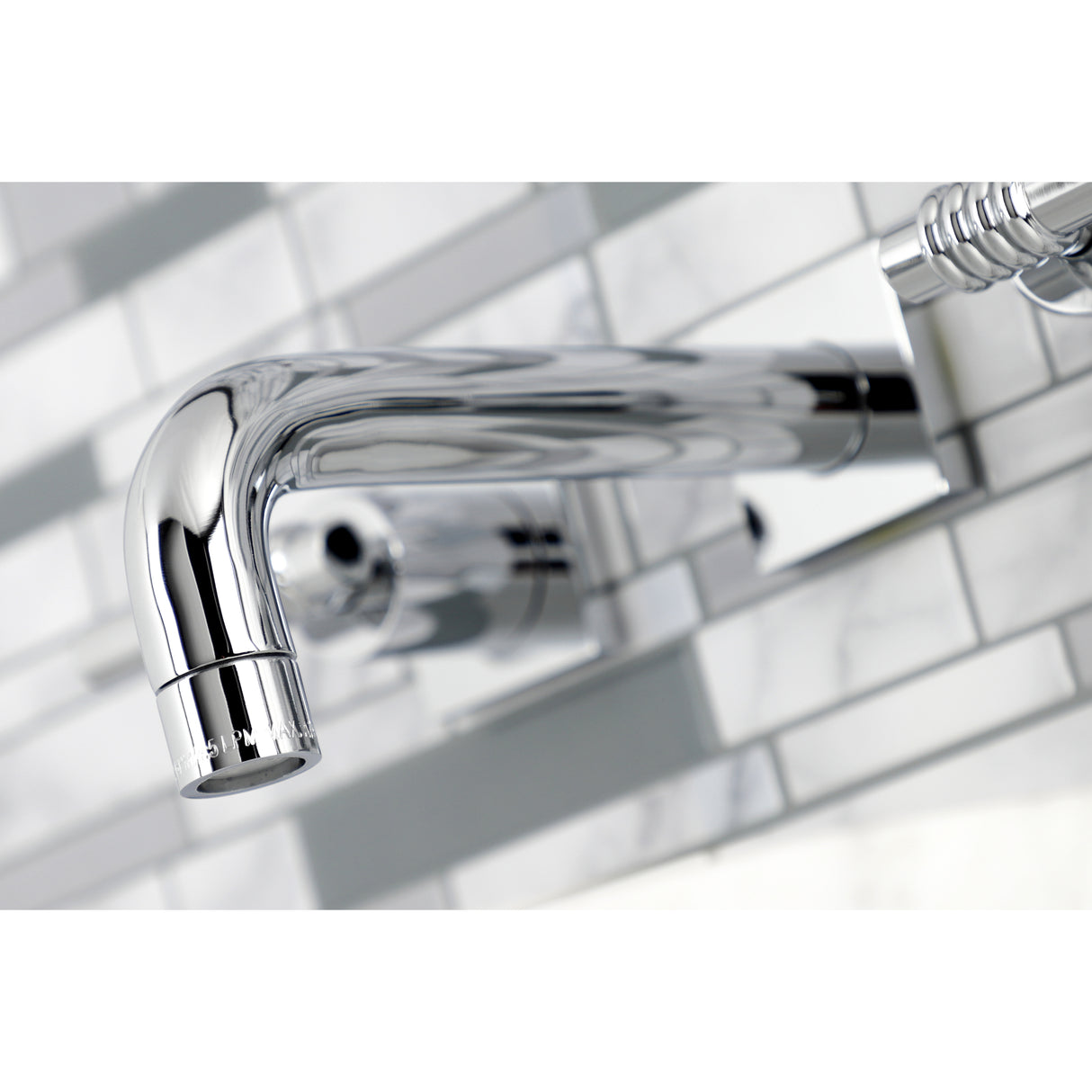 Milano Two-Handle Wall Mount Bathroom Faucet