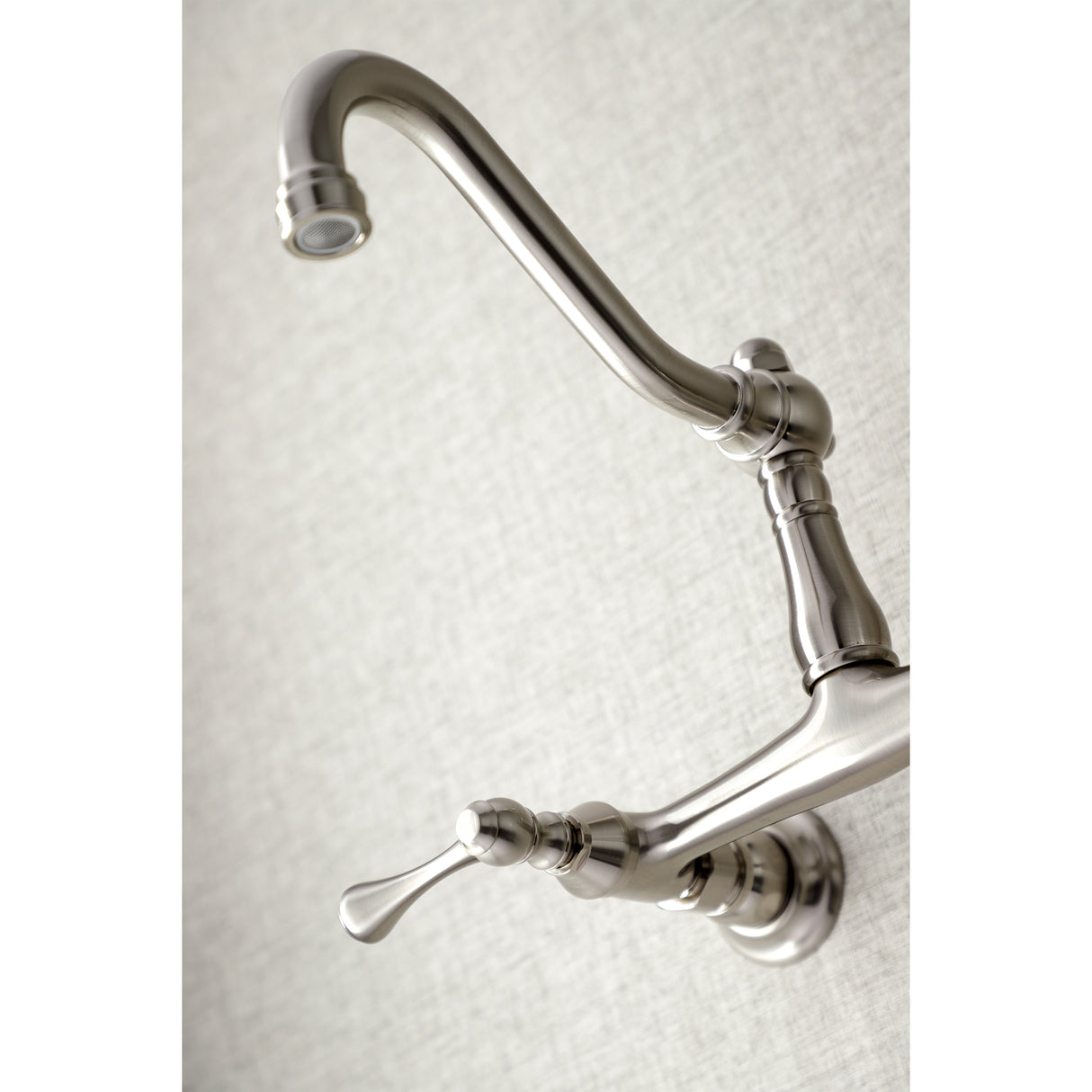 Vintage 8 Inch Center Wall Mount Bathroom Faucet