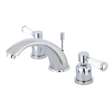 Modern Widespread Bathroom Faucet, 8 Inch