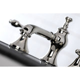 Tudor Widespread 8 Inch Bathroom Faucet