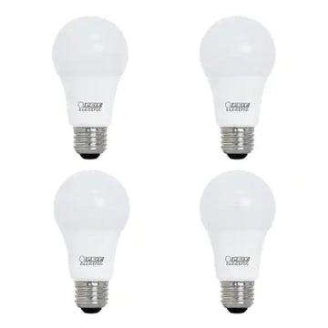 60-Watt A19 Dimmable CEC Title 20 Compliant  90+ CRI LED Light Bulb, 2700K (4-Pack)