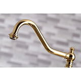 Restoration 8" Bridge Kitchen Faucet With Sprayer