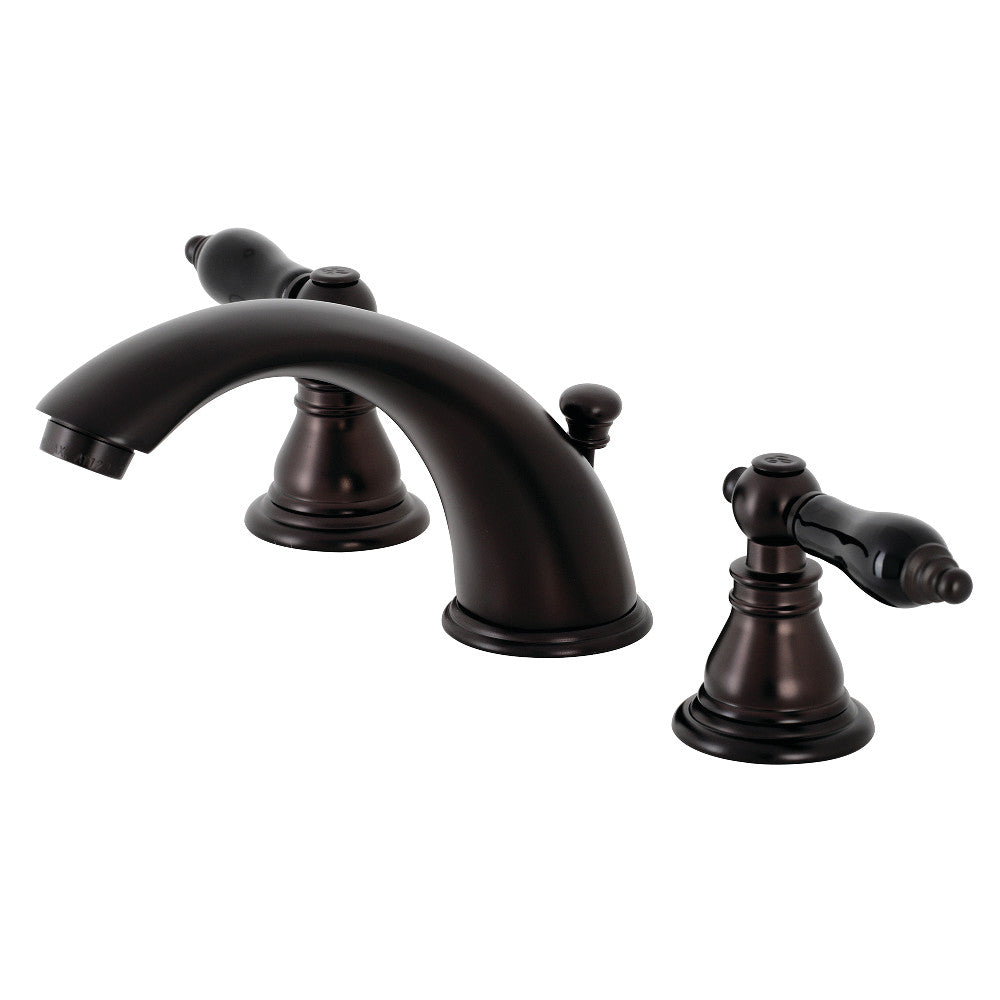 Widespread Bathroom Faucet with Plastic Pop-Up