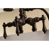 Vintage Clawfoot Tub Faucet With Hand Shower