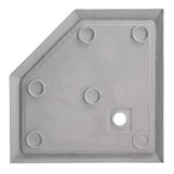 Single Threshold Neo Angle Shower Base In White