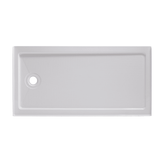 Single Threshold Shower Base - White Color - 60 In. X 32 In.