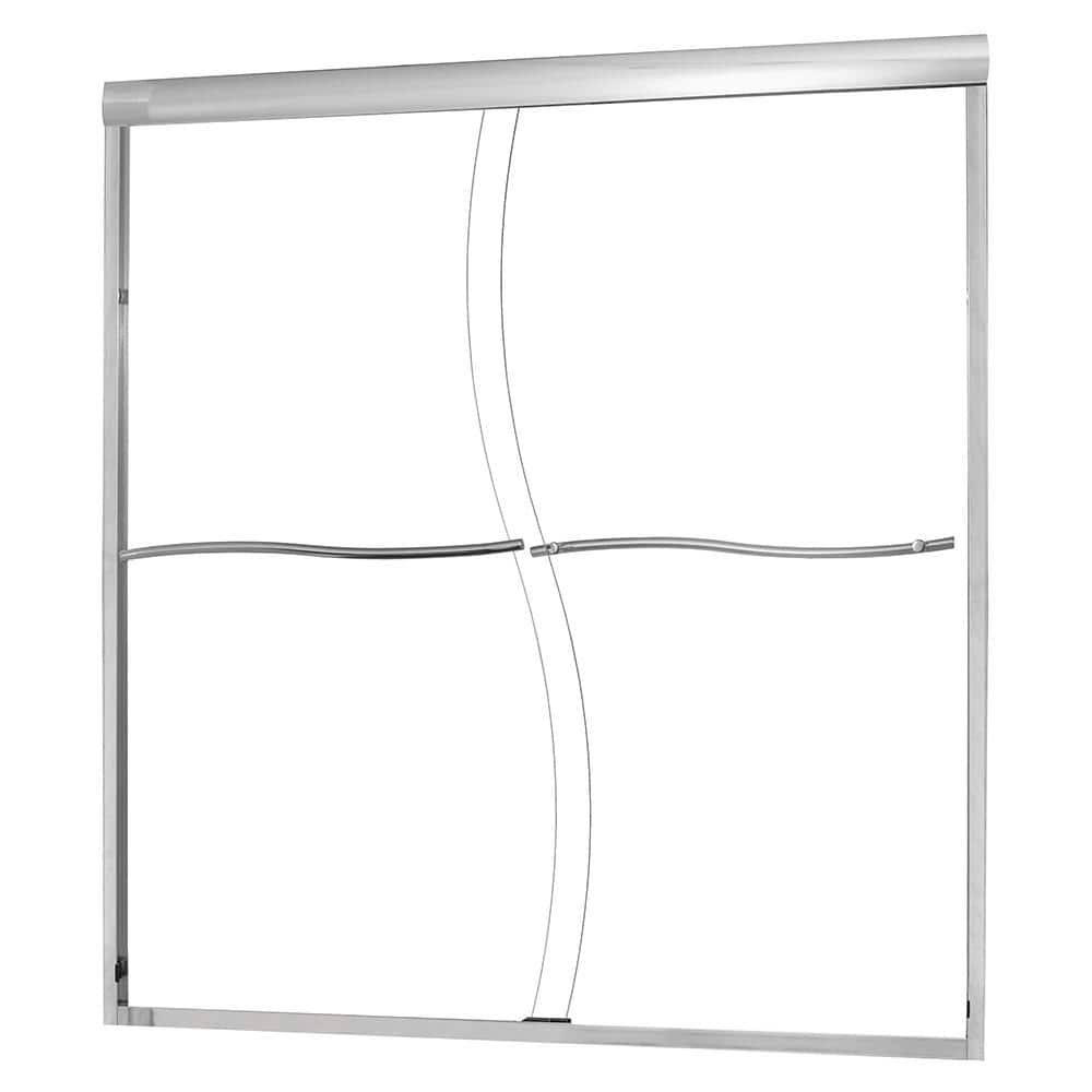 Sliding Framed Tempered Glass Tub Door - Cove Design for Modern Bathrooms