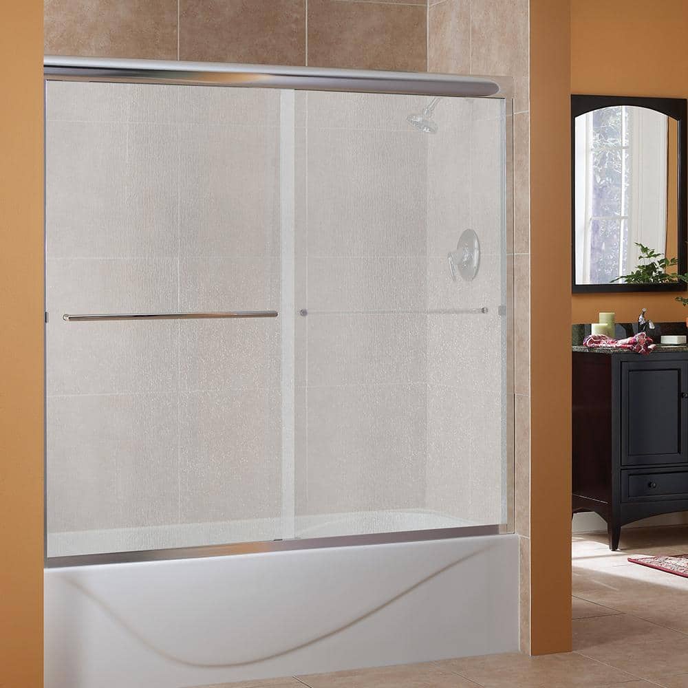 Sliding Framed Tempered Glass Tub Door - Cove Design for Modern Bathrooms