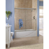 Sliding Framed Tempered Glass Tub Door - Cove Design for Modern Bathrooms