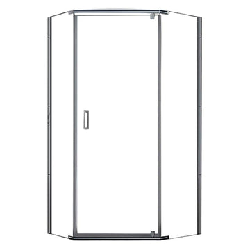 Neo Angle Frameless Corner Shower Enclosure with Clear Tempered Glass
