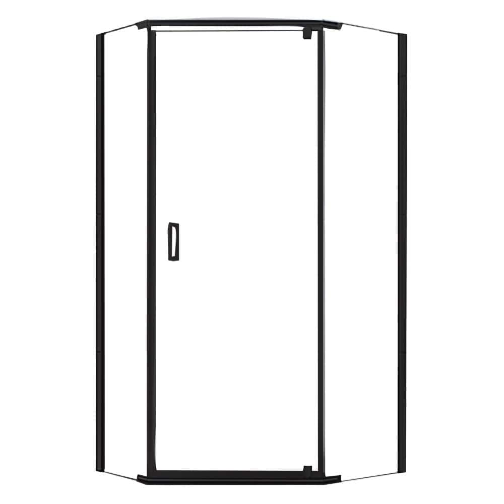 Neo Angle Frameless Corner Shower Enclosure with Clear Tempered Glass