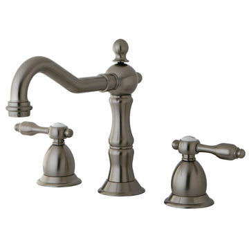Tudor Widespread Lavatory Faucet With Brass Pop Up