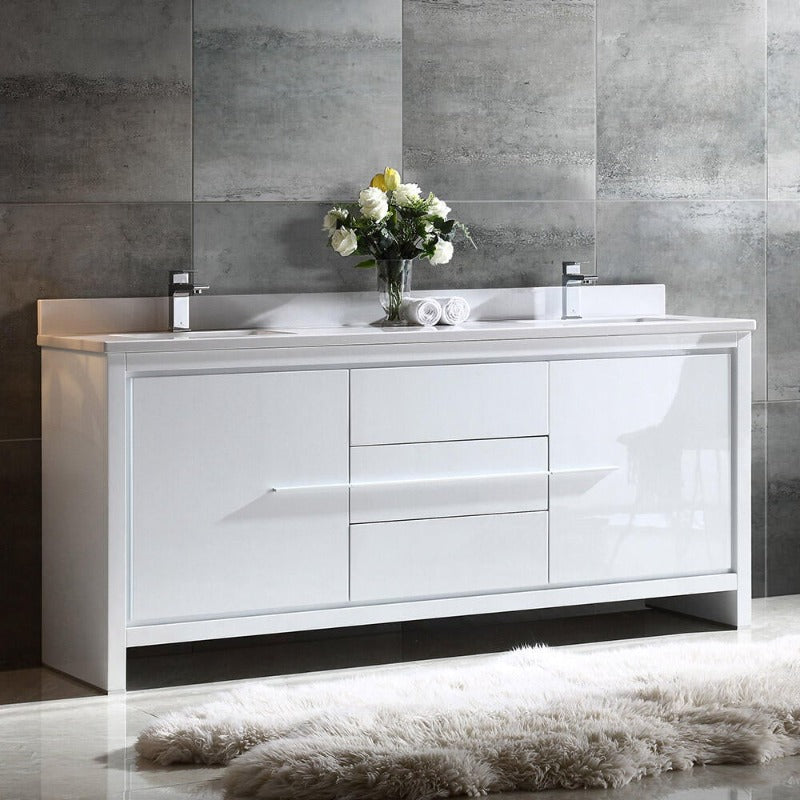 Ashdale Freestanding Bathroom Vanity With Sink, Soft Closing Doors & Drawer - BUILDMYPLACE