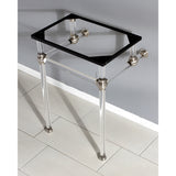 Templeton 24" x 20-3/8" x 33-1/4" Acrylic Console Sink Legs