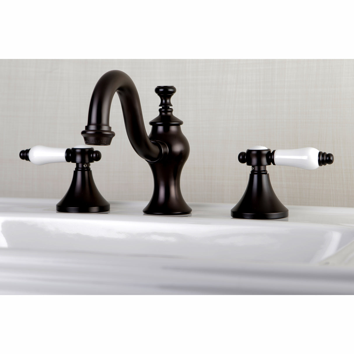 Widespread Lavatory Faucet With Brass Pop Up, 6.1 " In Spout Reach