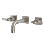 Milano Two-Handle Wall Mount Bathroom Faucet