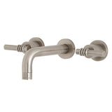 Milano 2-Handle 8 inch Wall Mount Bathroom Faucet