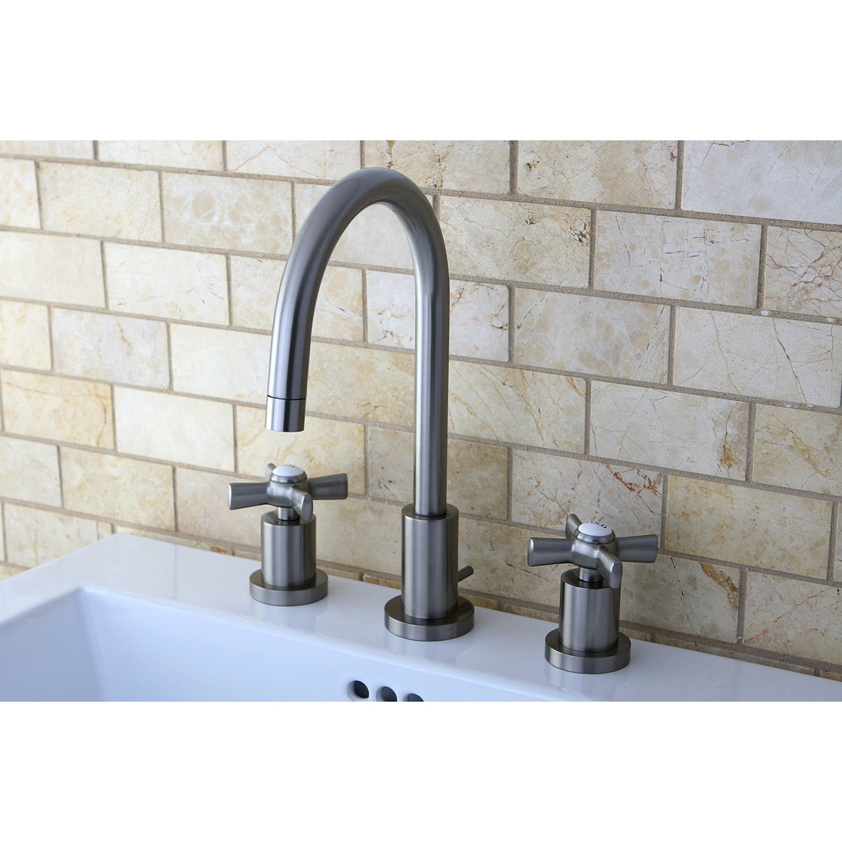 Millennium Mini Widespread Deck Mount Bathroom Faucet