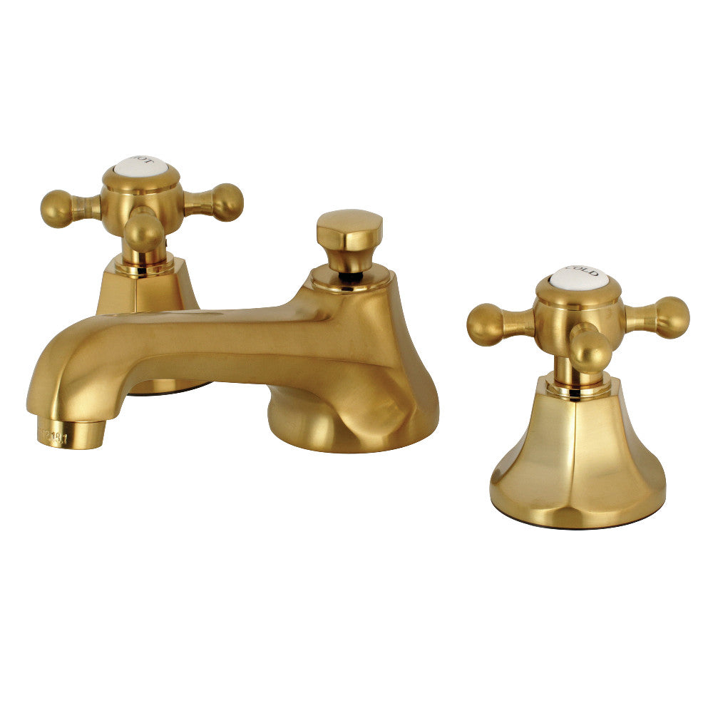 Metropolitan 8" Widespread Bathroom Faucet With Brass Pop-Up