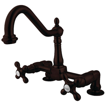 Heritage Two-Handle Traditional Bridge Kitchen Faucet
