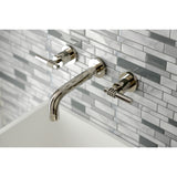 Milano 2-Handle 8 inch Wall Mount Bathroom Faucet