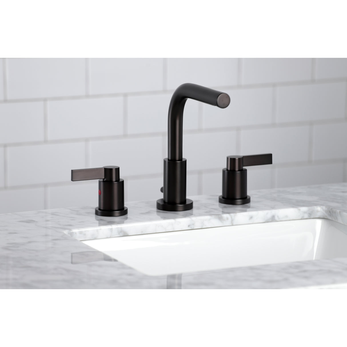 NuvoFusion 8 inch Widespread Bathroom Faucet