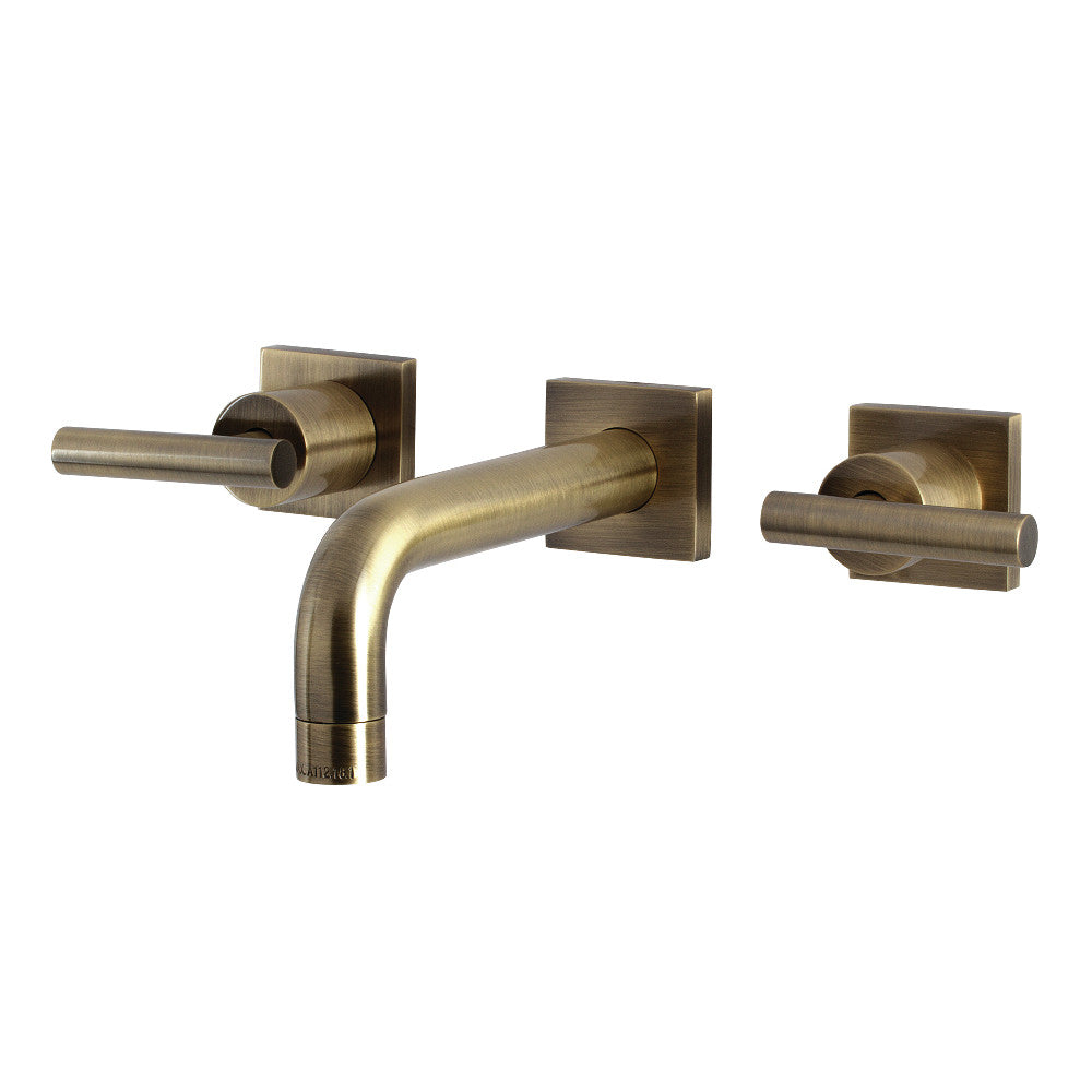 Manhattan Two-Handle Wall Mount Bathroom Faucet