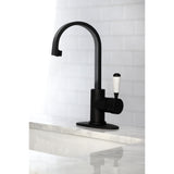 Paris Single-Handle Single Hole Deck Mounted Bar Faucet with Dual-function Pull-down Sprayer