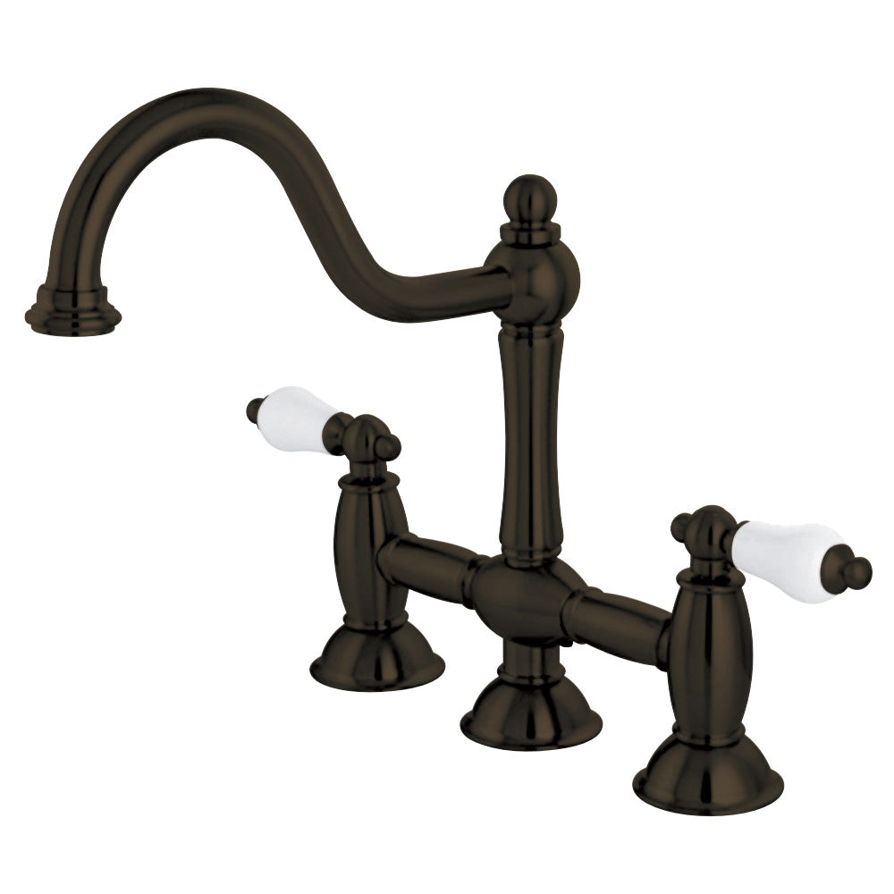 Restoration Traditional Bridge Kitchen Faucet