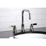 NuvoFusion Widespread Bathroom Faucet With Brass Pop Up