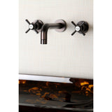 Millennium Two Handle Wall Mount Bathroom Faucet