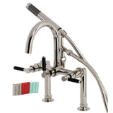 Kaiser 7" Deck Mount Clawfoot Tub Faucet