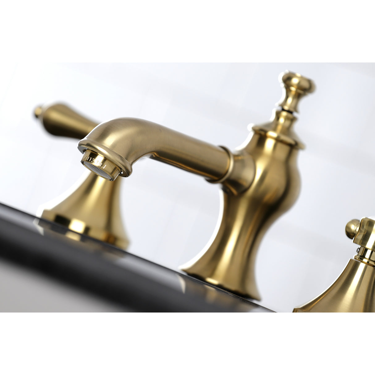 Heirloom 8 In. Two-handle 3-Hole Deck Mount Widespread Bathroom Sink Faucet