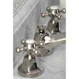 Metropolitan 8" Widespread Bathroom Faucet With Brass Pop-Up