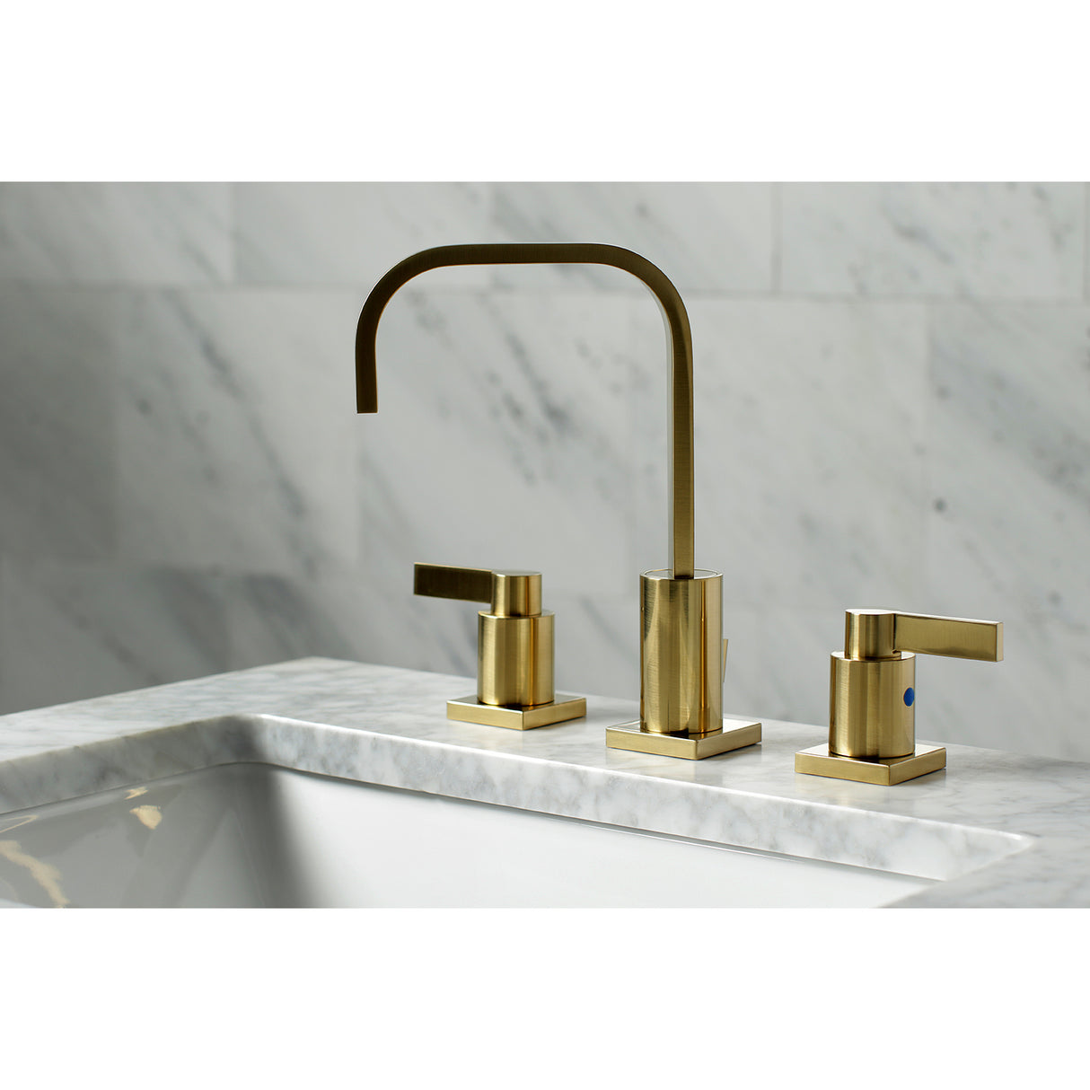 NuvoFusion Widespread Modern Bathroom Faucet