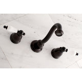 Vintage 2-Handle Traditional Wall Mount Bathroom Faucet