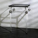 Templeton 24" x 20-3/8" x 33-1/4" Acrylic Console Sink Legs