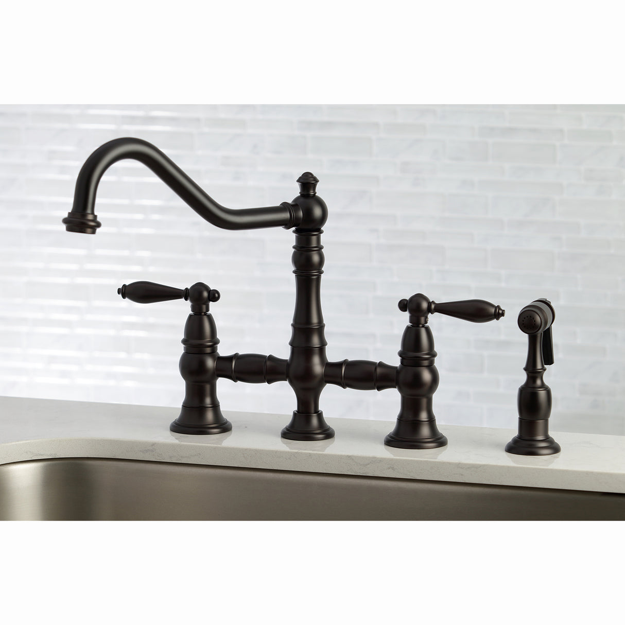 Kitchen Faucet With Side Sprayer