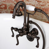 Royale Wall Mount Clawfoot Tub Faucet