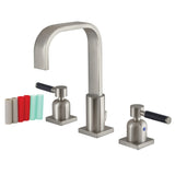 Kaiser 8" Widespread Bathroom Faucet, Brushed Nickel