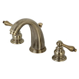 Victorian Two Handle 8" Widespread Bathroom Faucet With Matching Pop Up Drain