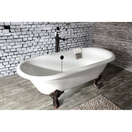 Clawfoot Tub with 7-Inch Faucet Drillings