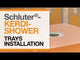 Kerdi-Shower-Tray 38" X 60" Center