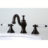 Wilshire 8 In. Two-handle 3-Hole Deck Mount Widespread Bathroom Sink Sink Faucet with Drain