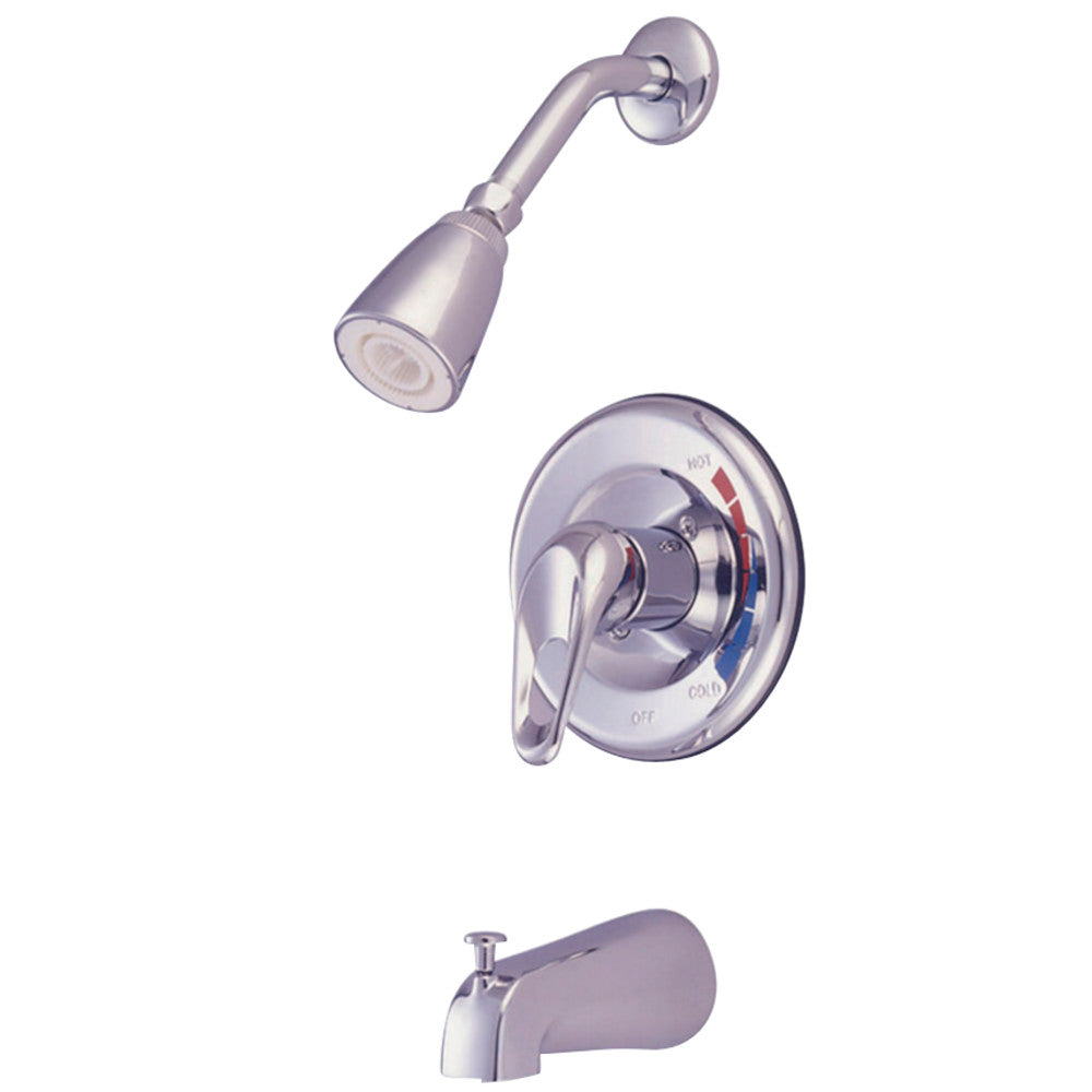 Chatham Single Loop Handle Tub and Shower Faucet, Polished Chrome