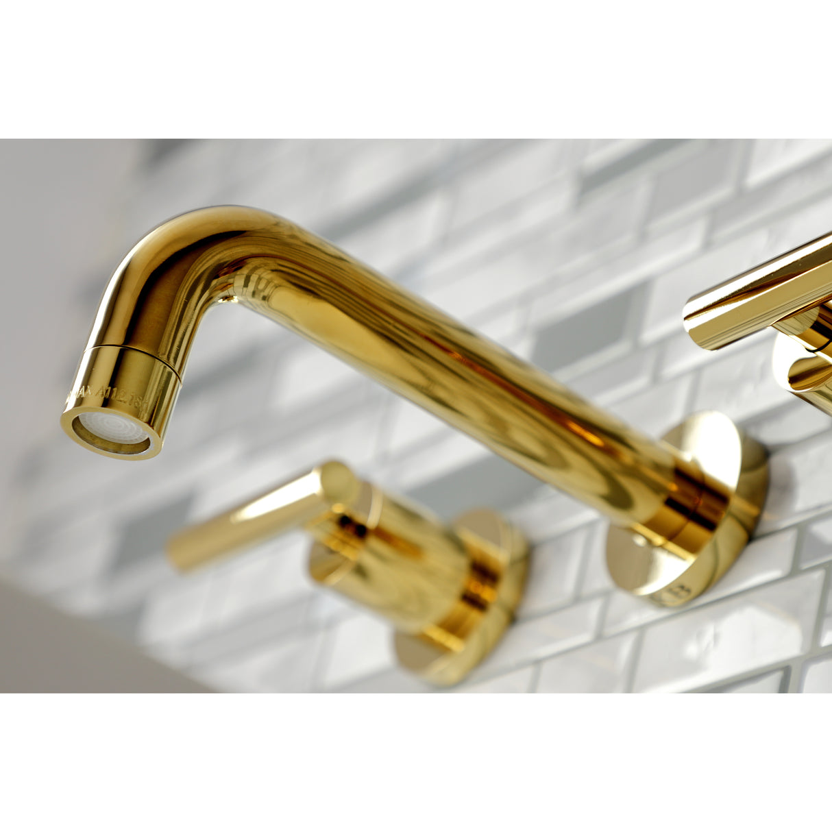 Manhattan 2-Handle 8 inch Wall Mount Bathroom Faucet