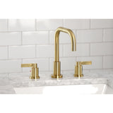 NuvoFusion Widespread Bathroom Faucet With Brass Pop Up